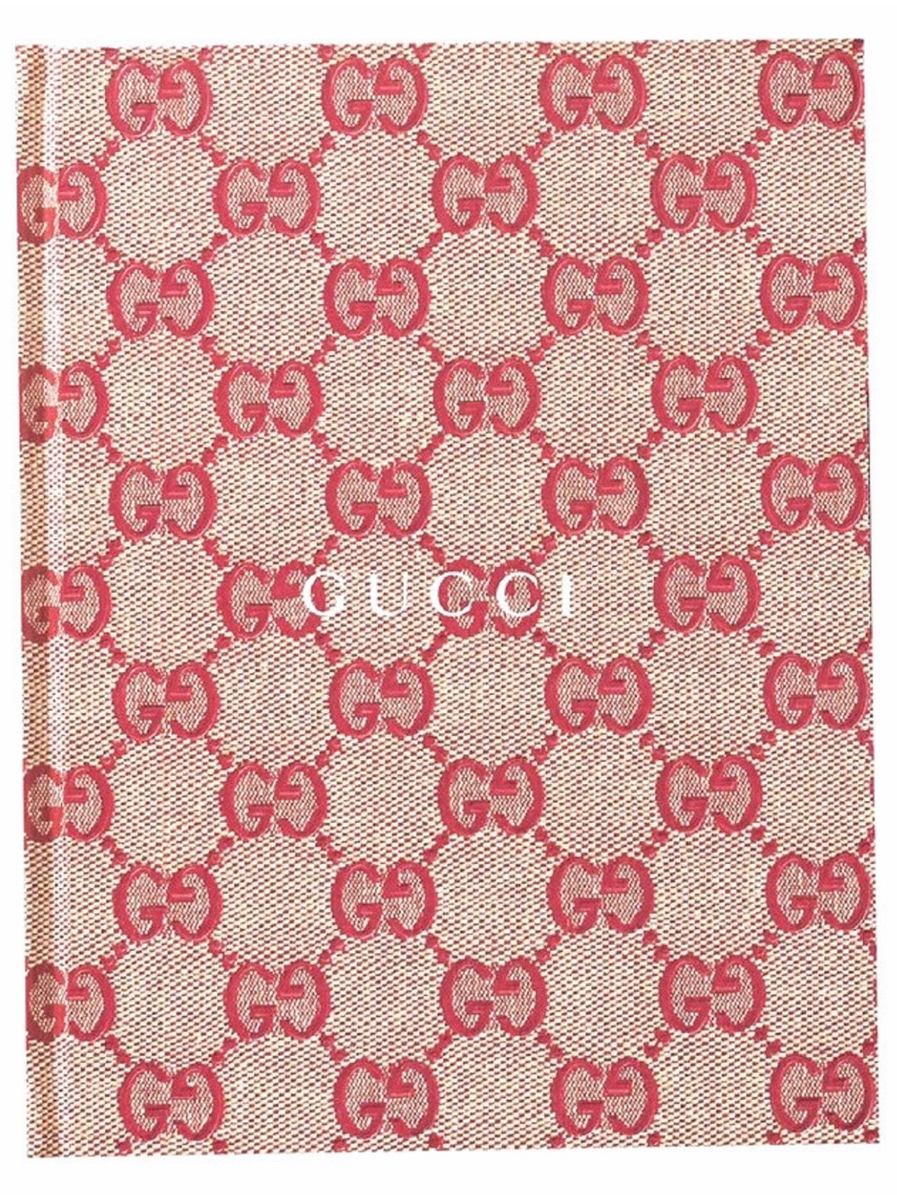Gucci 'My Scrapbook' GG Monogram Hardcover
Notebook Red Size 7.3 x 5.6" NEW
